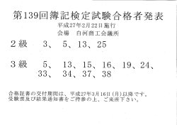 立成27年3月ー6日 (月)以降です。