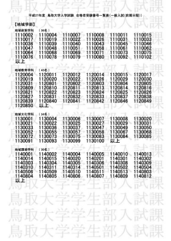 【地域学部】 - 鳥取大学/入学試験情報