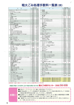 処理料金