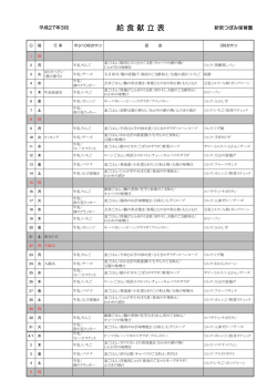 H26新献立表 .xlsx