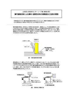 楕円振動切削による薄肉・低剛性材料の高精度加工技術の開発