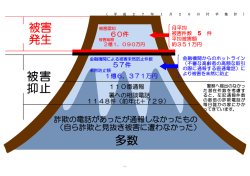 被害 発生 被害 抑止 多数