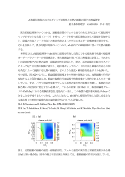 概要 - 数理物理学研究室