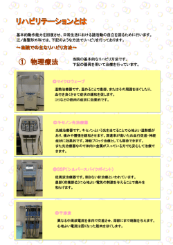 リハビリテーションとは