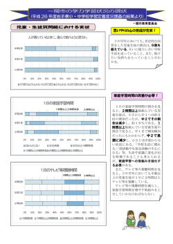 学習定着度状況調査のリーフレット [455KB pdfファイル]