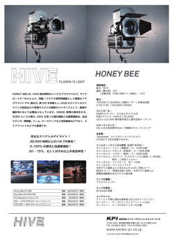 HONEY BEE リーフレット