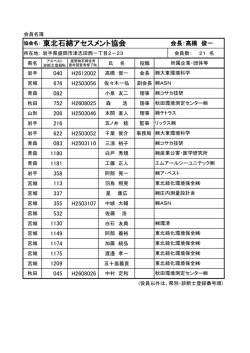 協会名： 東北石綿アセスメント協会