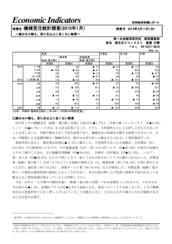 Economic Indicators_ 定例経済指標レポート