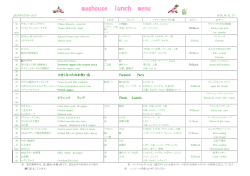 maghouse lunch menu