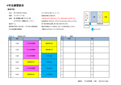 （土） U－10 練習試合