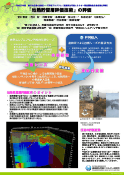 地熱貯留層評価技術の評価 - 福島再生可能エネルギー研究所