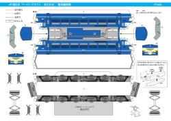 ずAを車体に取り付けてから組み立てます。 次にBを取り付け