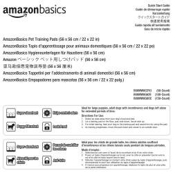AmazonBasics Pet Training Pads (56 x 56 cm / 22 x 22 in)