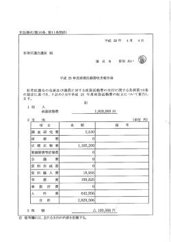 杉並区議会議長 宛