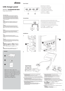 USB charger panel