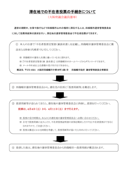 不在者投票の手続きについて（PDF：129.1KB）