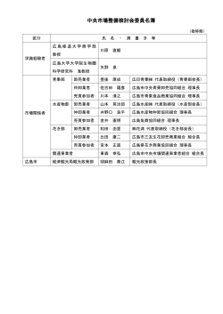 委員名簿(PDF文書)