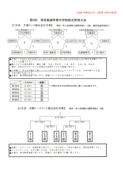 1日目：5月9日（土） 2日目：5月10日(日）