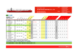 SEVEN SEAS SHIPPING CO., LTD. 南米東岸サービス② ASIA 2 Service