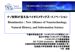 Biomimetics : New Alliance of Nanotechnology, Natural History, and