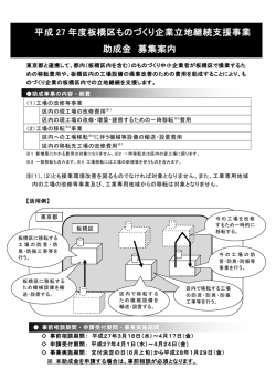 募集チラシ