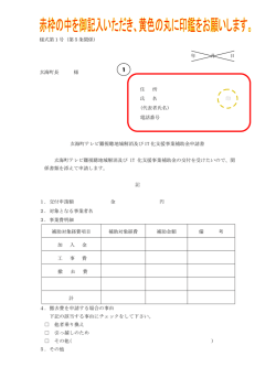 様式第1号 (第5条関係) 年 月 日 玄海町長 様 住 所 氏 名 印 (代表者