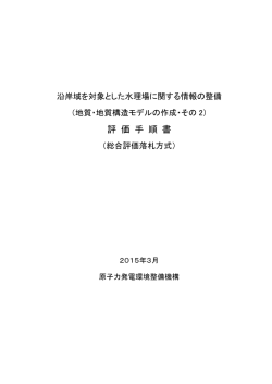 評価手順書 - 原子力発電環境整備機構