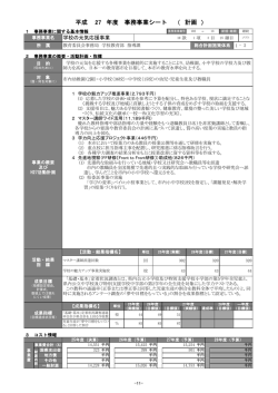 学校の元気応援事業