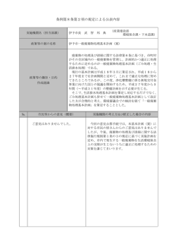 条例第8条第2項の規定による公表内容