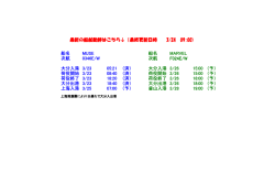船名 MUSE 船名 MARVEL 次航 0347E/W 次航 F024E/W 大分入港 3;pdf