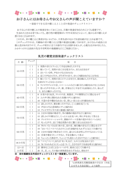 検査についてのリーフレット