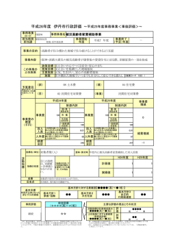 被災高齢者家賃補助事業