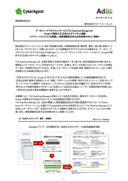 Googleが提供する「広告カスタマイザ」