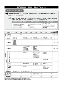 マーケティングコース
