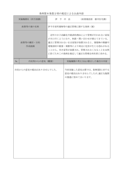 条例第8条第2項の規定による公表内容