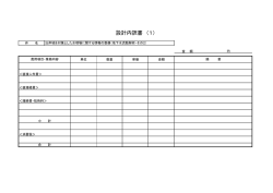 設計内訳書 （1）