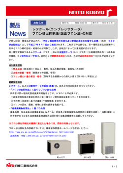 フロン排出抑制法(改正フロン法)