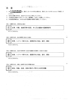 不在者投票請求書兼宣誓書（注意） [PDFファイル／23KB]