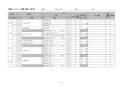 単元名 回 課名 回 点数 宿題 確認 (例) ワーク メモ／宿題 講師印 本体