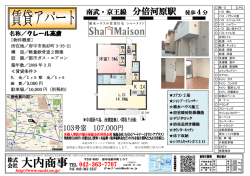 南武・京王線 分倍河原駅 徒歩4分