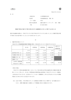 業績予想及び配当予想の修正並びに減損損失の計上