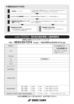 レ商談会当日までの流れ
