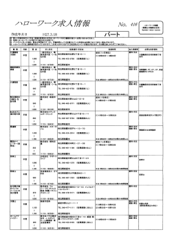 （パート）（平成27年3月18日現在） （別ウィンドウ・PDFファイル・278KB）