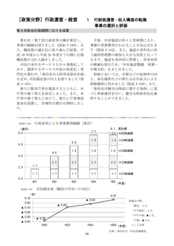 ［政策分野］行政運営・経営