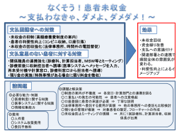 ・未収金回収 ・資金繰り改善 ・支払への意識付け ・関連部署との連携で