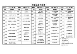 H27年度日程表