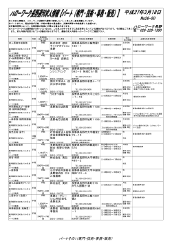 パート求人情報（PDF:213KB）;pdf