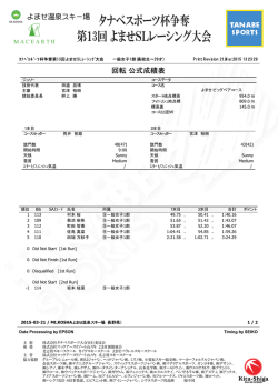 一般女子 1部