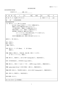 記入例7 - 日本超音波医学会