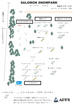 SALOMON SNOWPARAKレイアウト（2015年3月18日現在）
